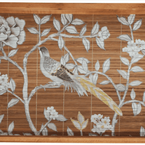Bird in the Blossom Tree Bamboo Tray