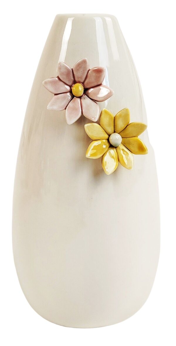 Daphne Flower Vase White