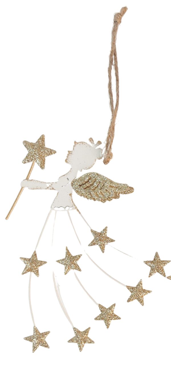 Metal Angel holding Star or Heart