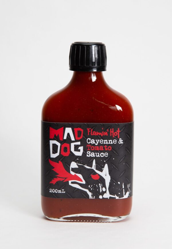 Mad Dog Flamin’ Hot Cayenne & Tomato Sauce 200ml