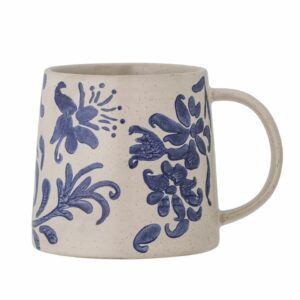 Blue stone mug