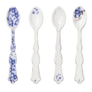 Set of 4 Teaspoon Royal Blue and White by Pip Studio
