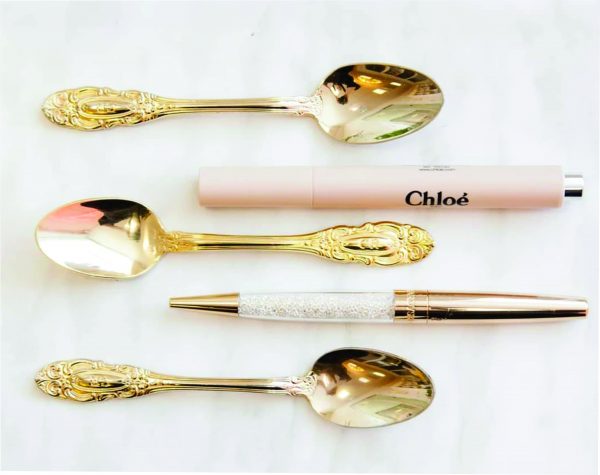 Cristina gold spoon