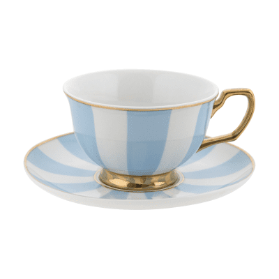 White and Blue tea cup