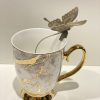 grey Stone Colour Butterfly Shaped Tea Strainer