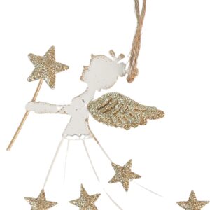 Metal Angel holding Star or Heart