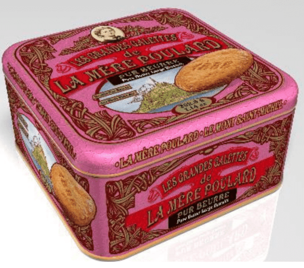 Mere Poulard Pink Collector Tin- LARGE GALETTES