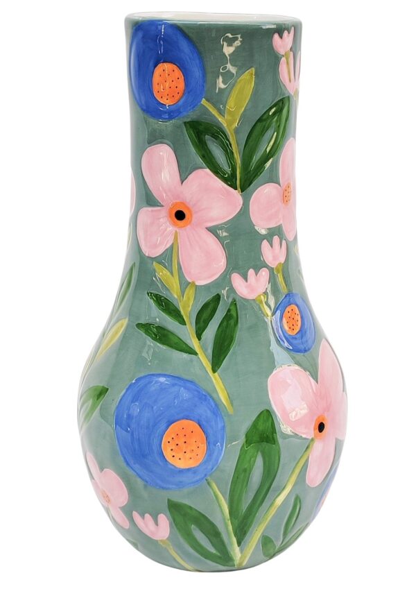 Naïve Floral Vase Sage 34cm