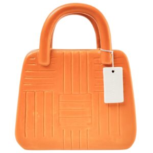 Handbag Planter Orange 19cm
