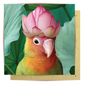 Awaken Parrot Greeting Card