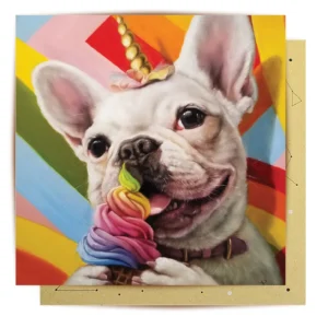 French Bulldog Greeting Card