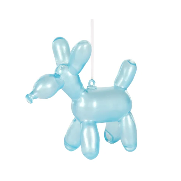 Blue Balloon Dog Hanging Decoration