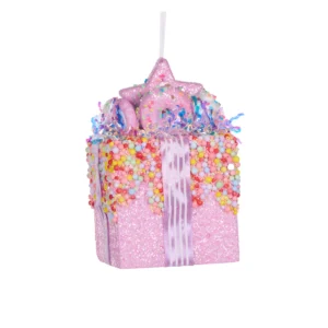 Festive Sprinkles Gift Box Hanging Decoration