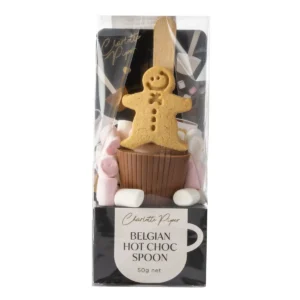 Hot Chocolate Gingerbread Man Spoon Milk