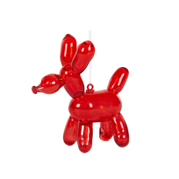 Red Balloon Dog Hanging Decoration