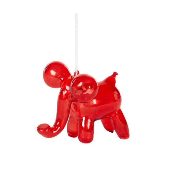 Red Elephant Balloon Dog Hanging Decoration