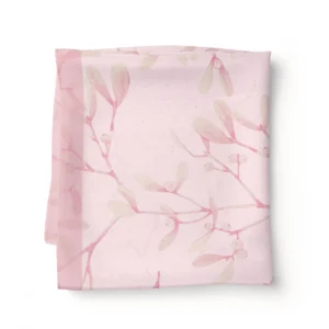 Pink Mistletoe Table Cloth